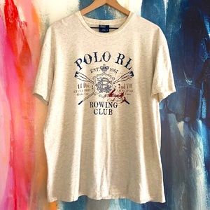 🔥EC🔥Polo Ralph Lauren Rowing Club 100% Cotton T-shirt.